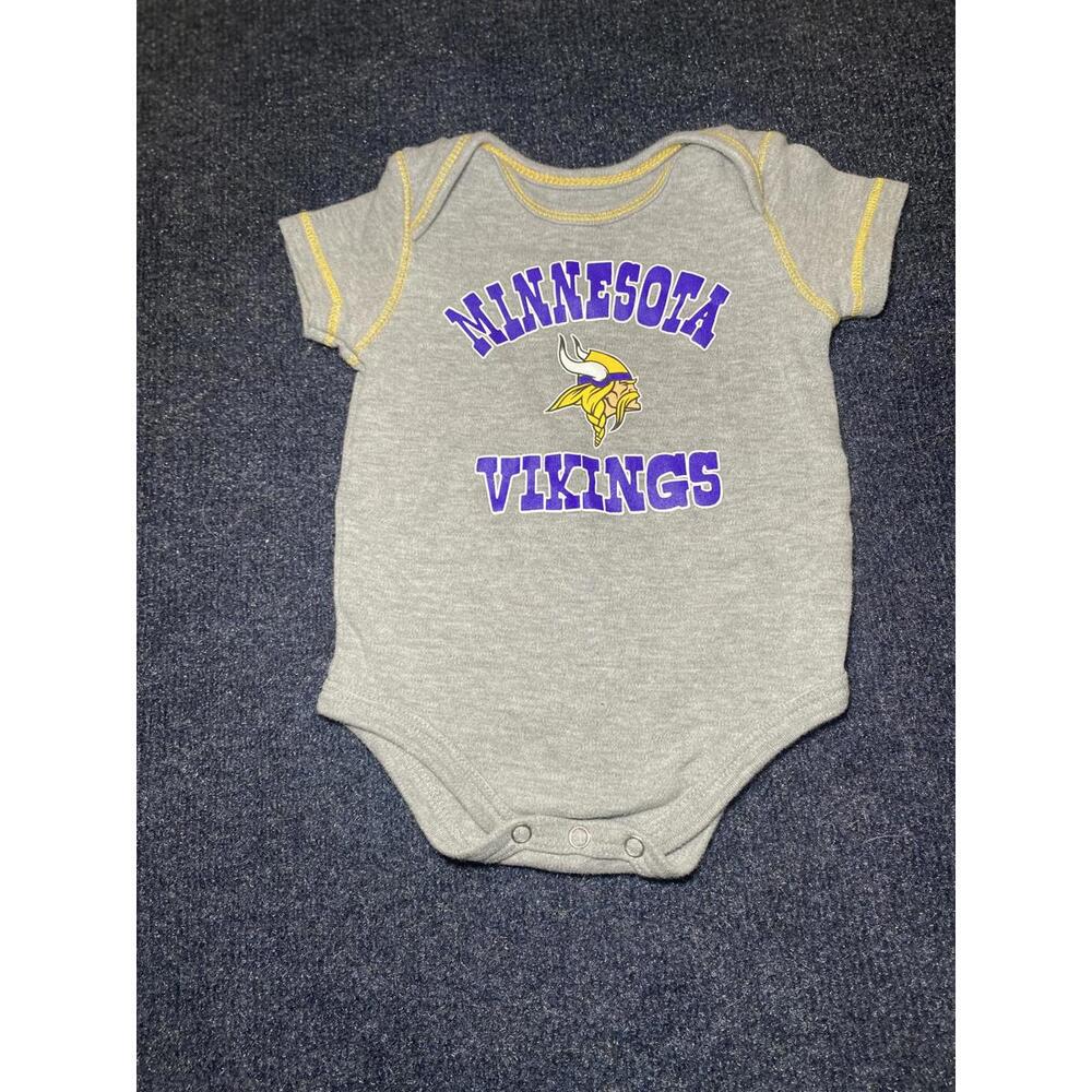 Minnesota Vikings Baby Bodysuites 3-6M